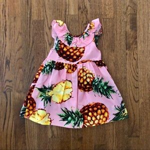 Sleeveless Pineapple Print Dress 🍍 Size 3T
